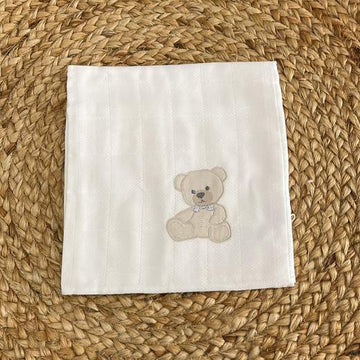 Baby Gi quadrato in piquet orsetto - Anima Kids