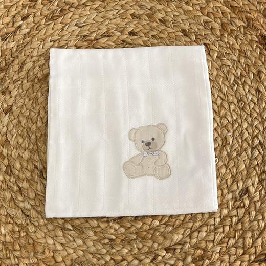 Baby Gi quadrato in piquet orsetto - Anima Kids