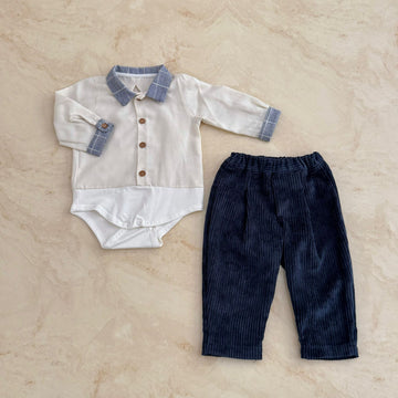 BabyVip Completino in Velluto - Anima Kids