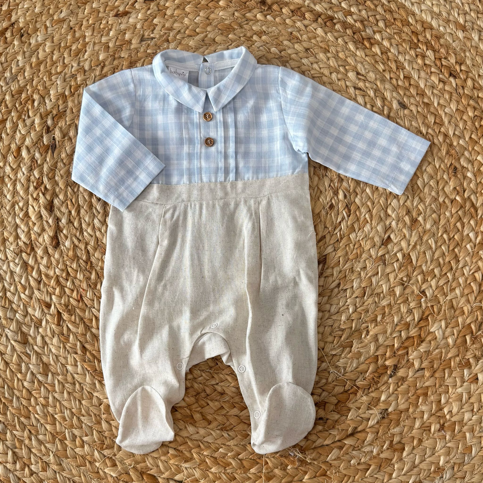 BabyVip Tutina in cotone A quadri - Anima Kids