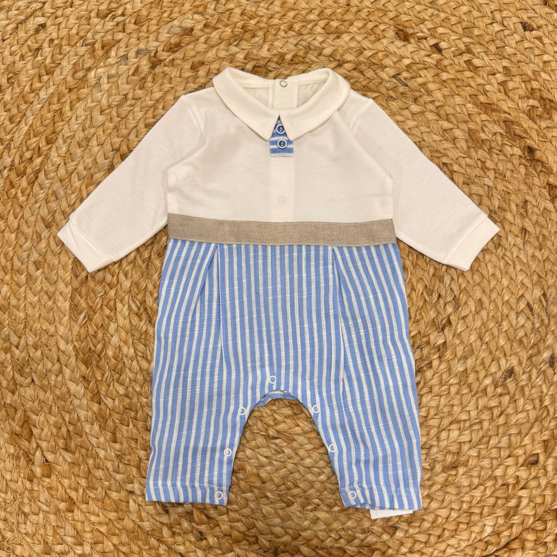 BabyVip Tutina in cotone A righe - Anima Kids