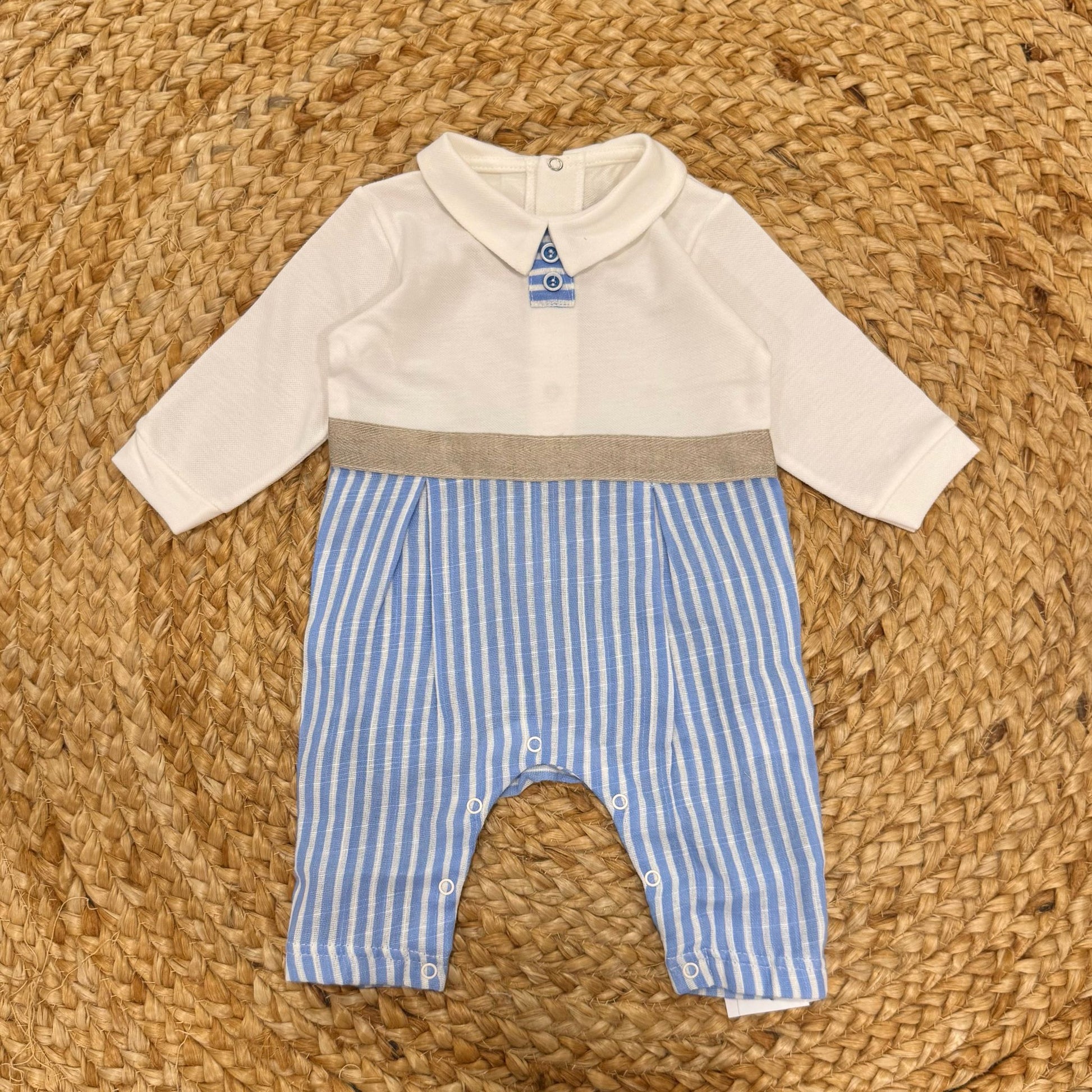 BabyVip Tutina in cotone A righe - Anima Kids