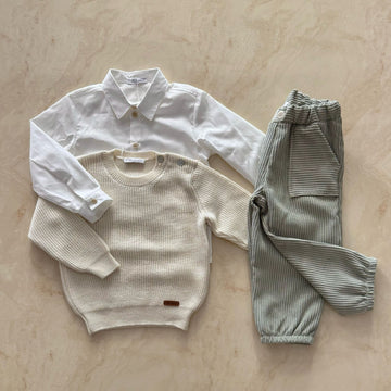 Barcellino Completino 3 pezzi in Velluto - Anima Kids