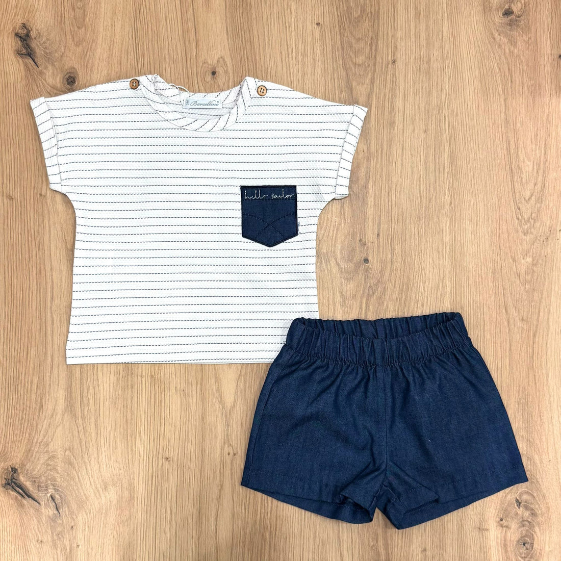 Barcellino completino a righe - Anima Kids