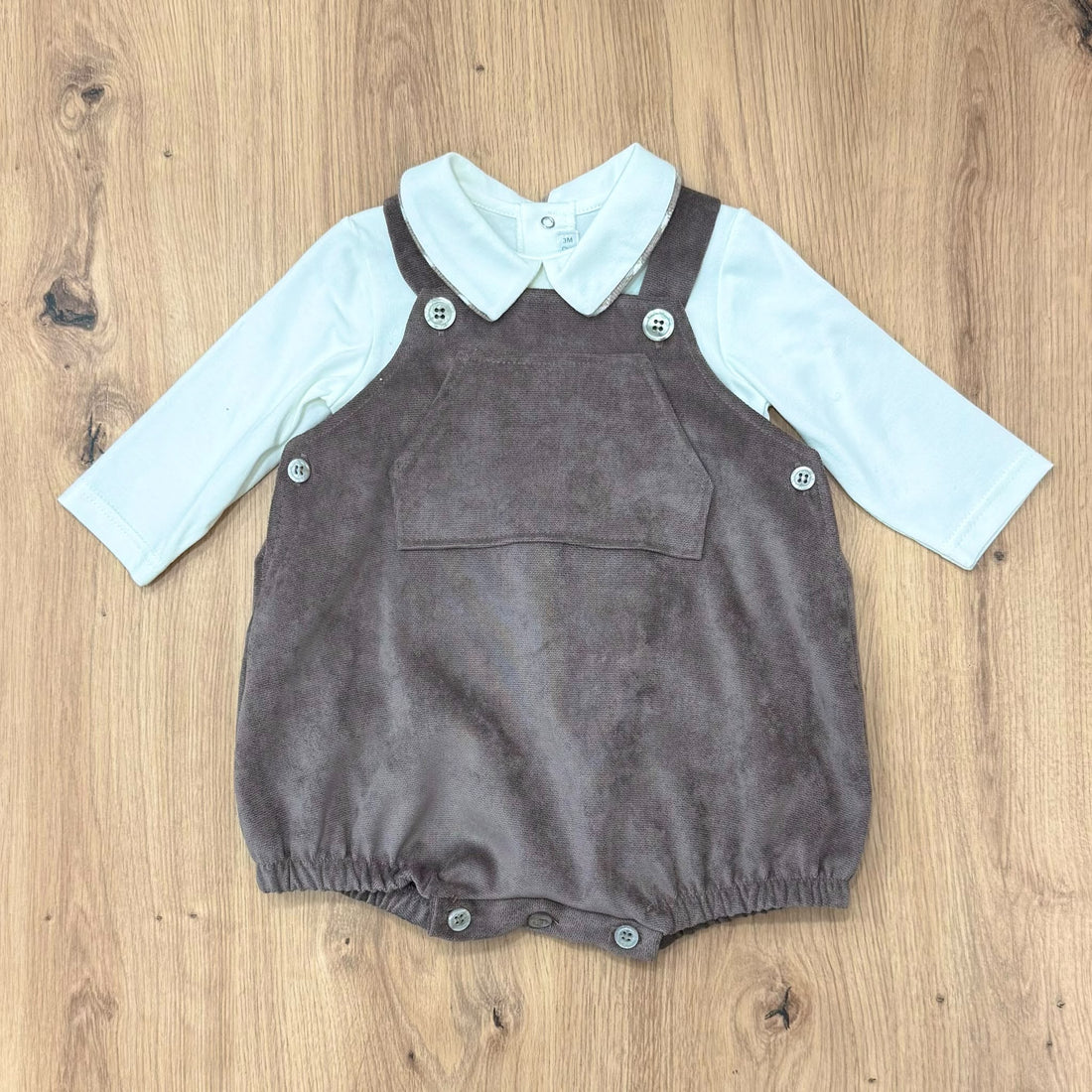 Barcellino completino in velluto - Anima Kids