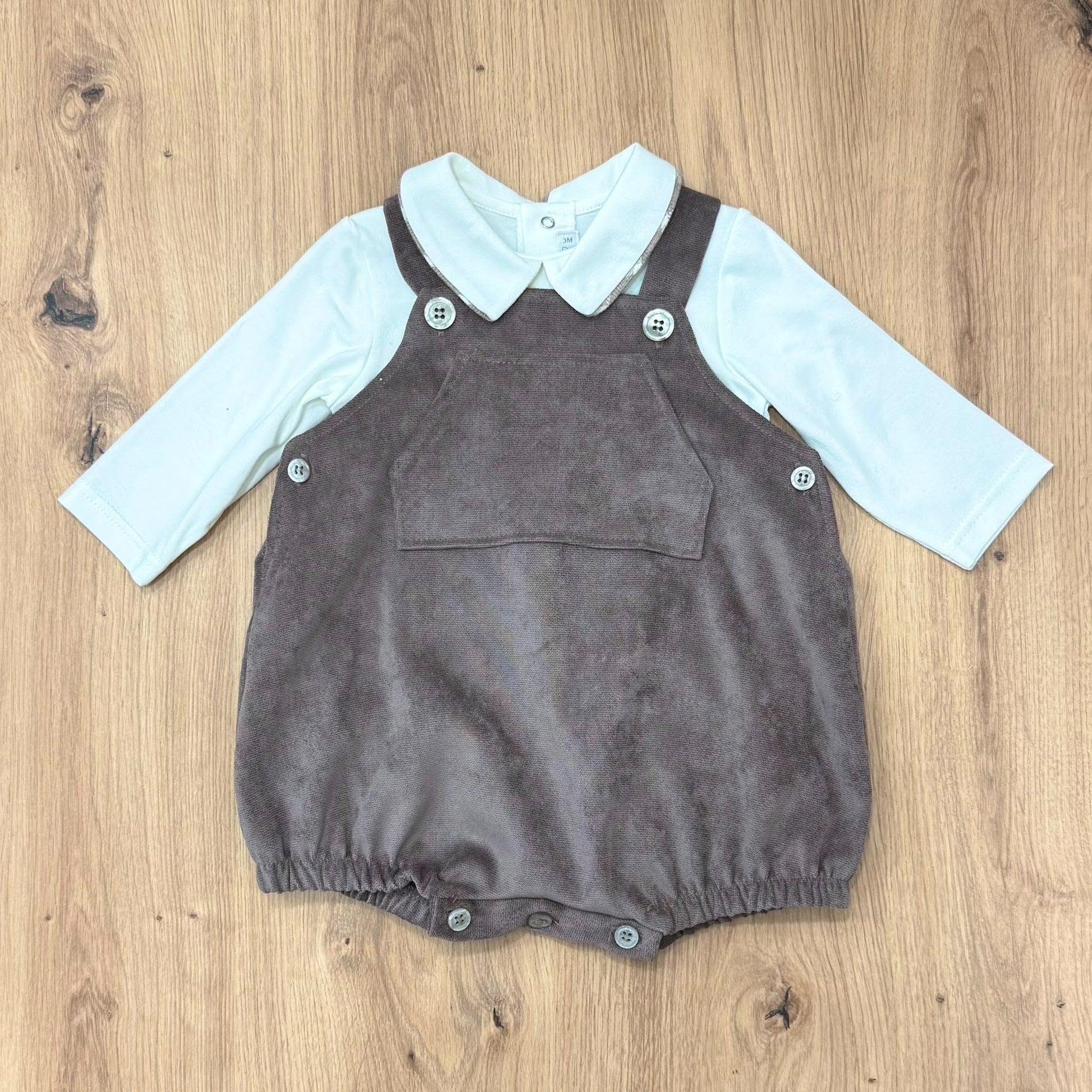 Barcellino completino in velluto - Anima Kids