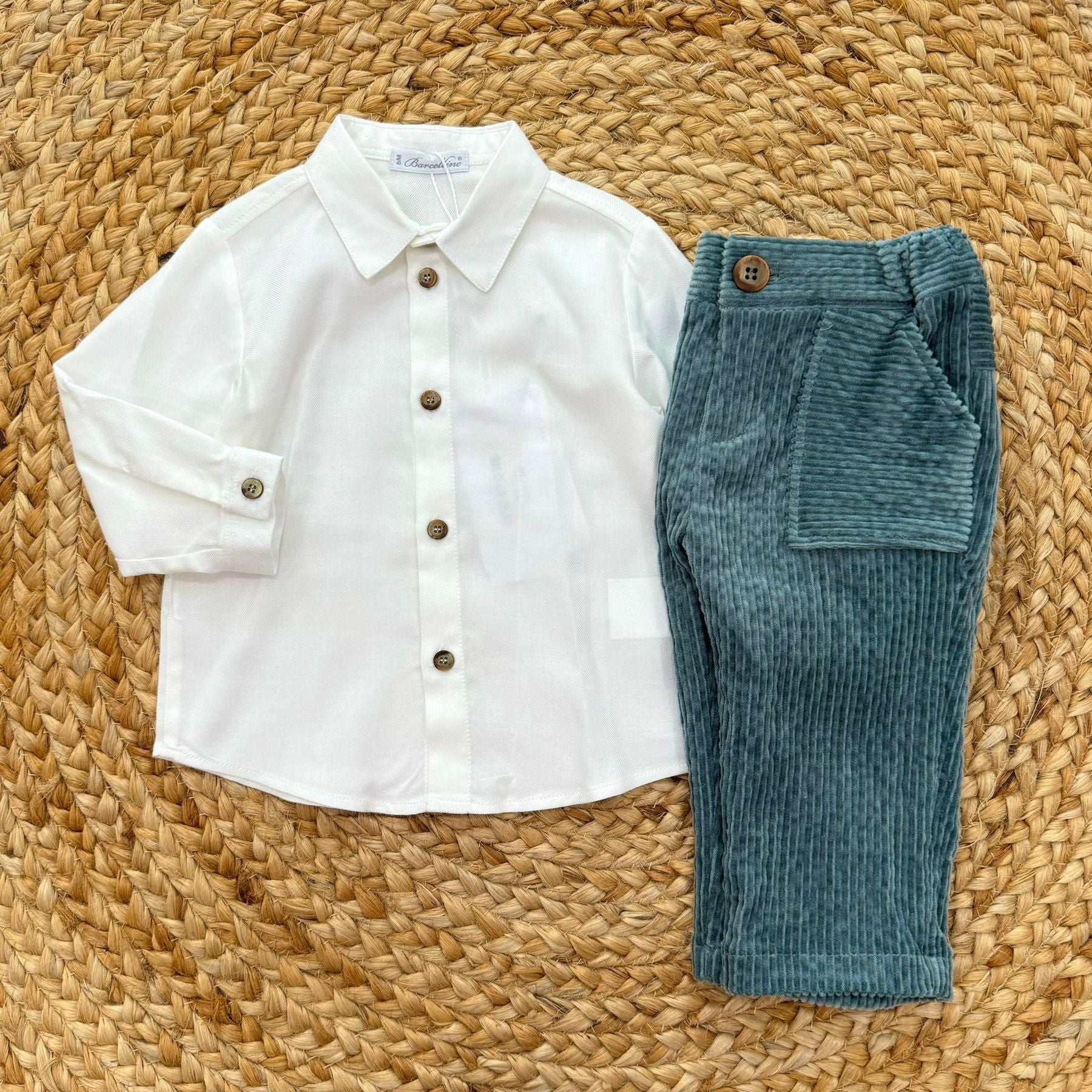 Barcellino Completino in Velluto - Anima Kids