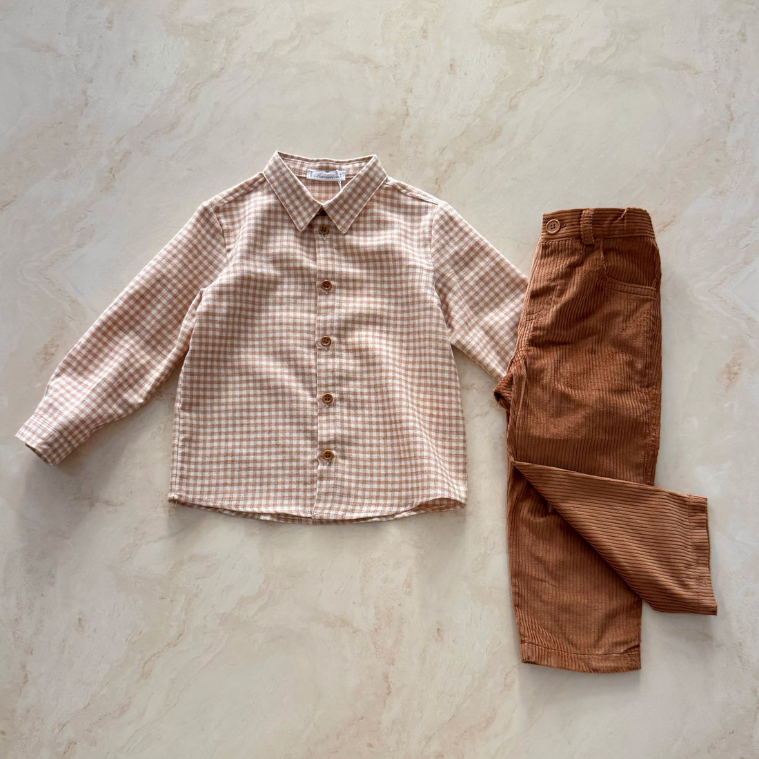 Barcellino Completino in Velluto - Anima Kids