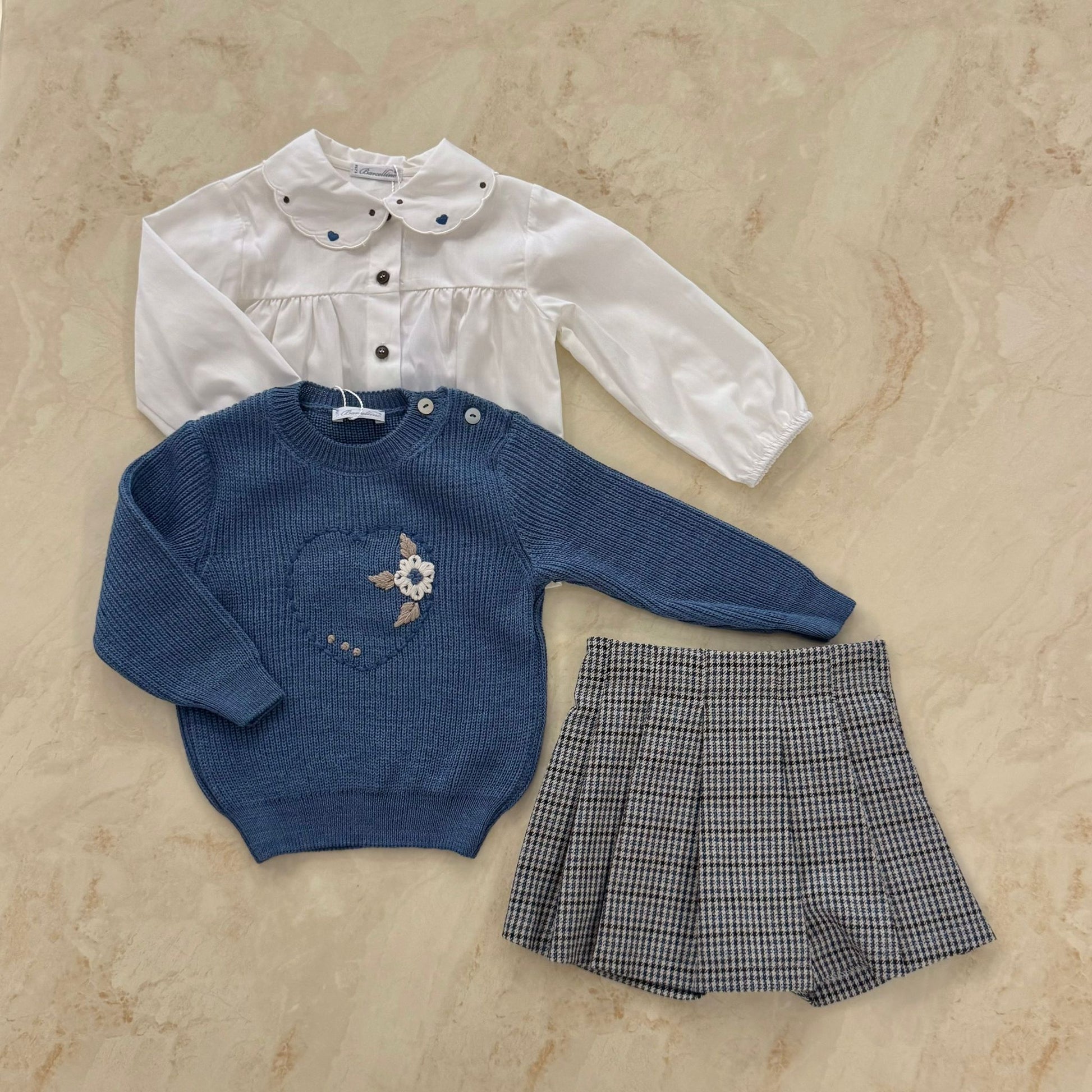 Barcellino Completino Pied de poule - Anima Kids