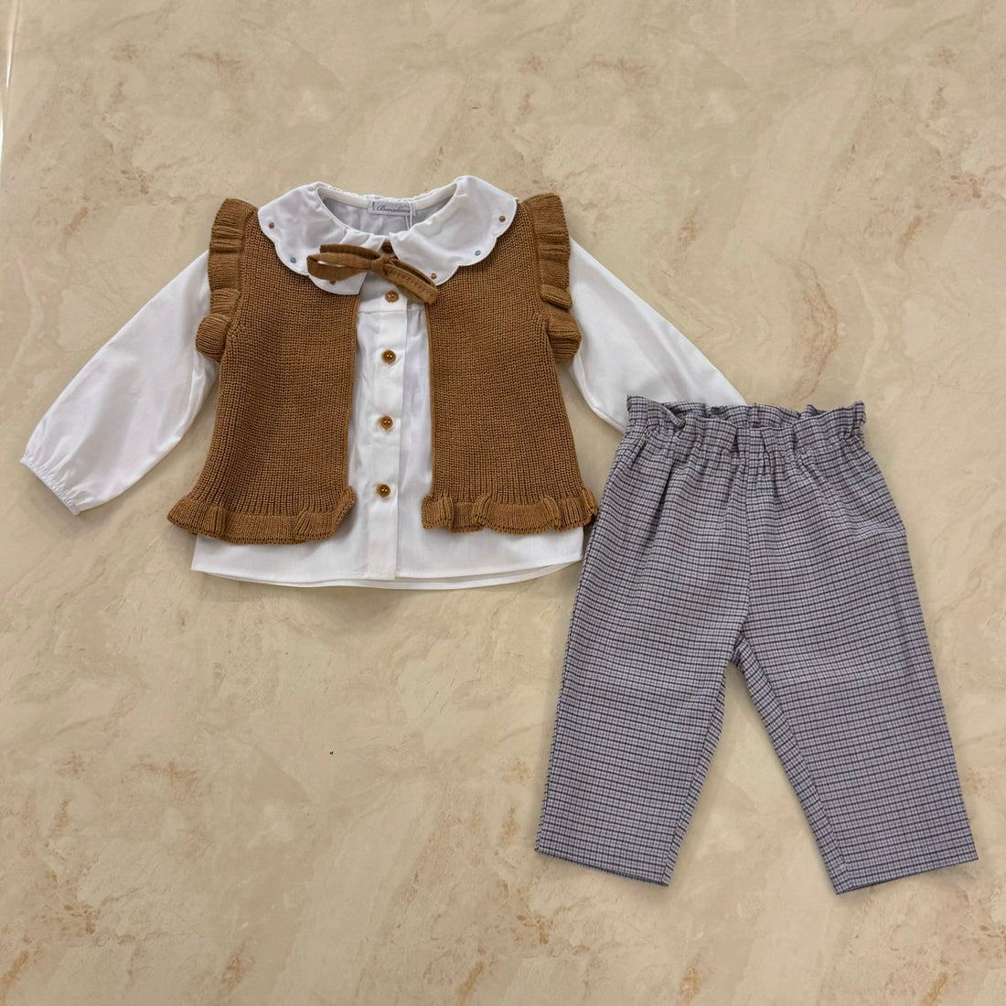 Barcellino Completino Pied de poule - Anima Kids