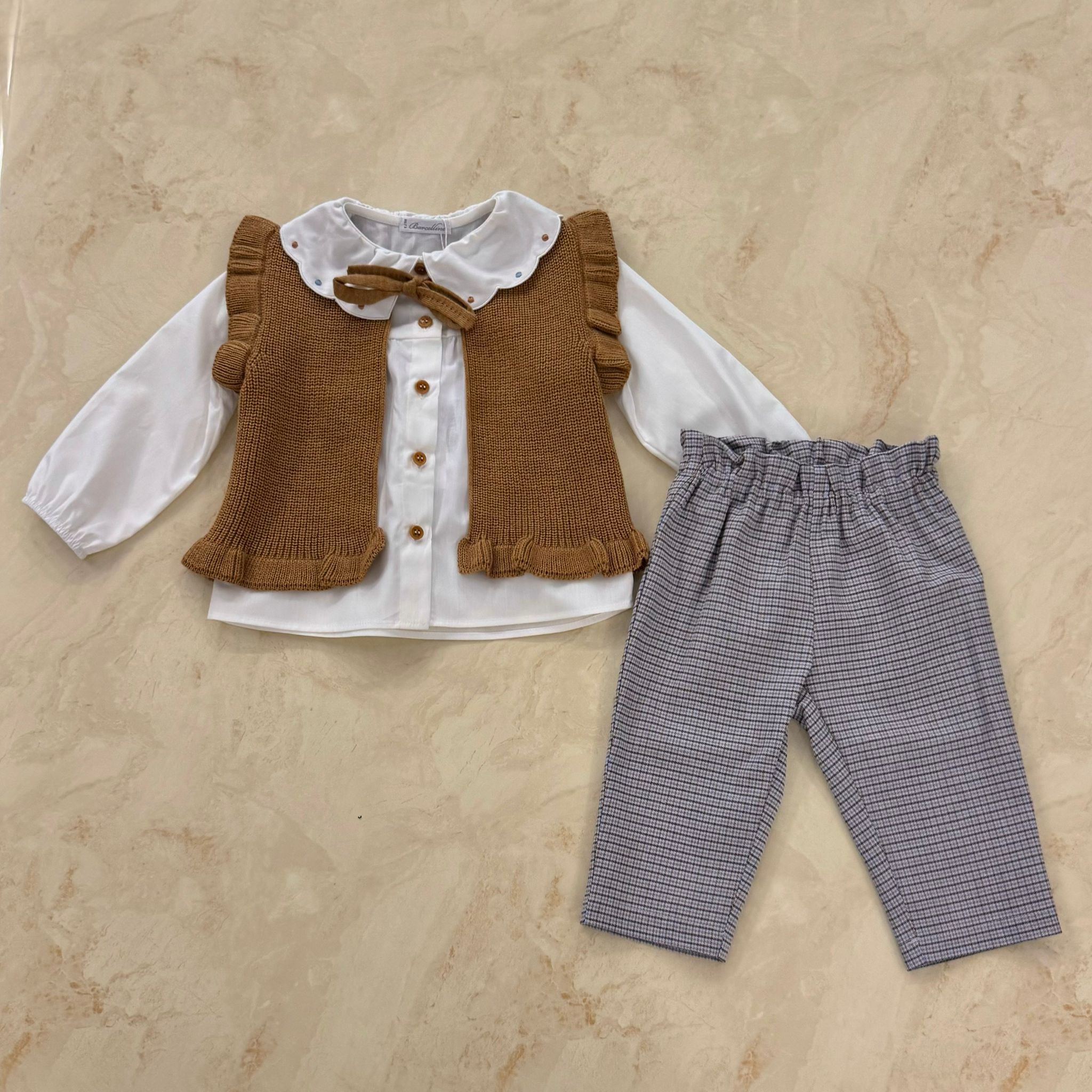 Barcellino Completino Pied de poule - Anima Kids