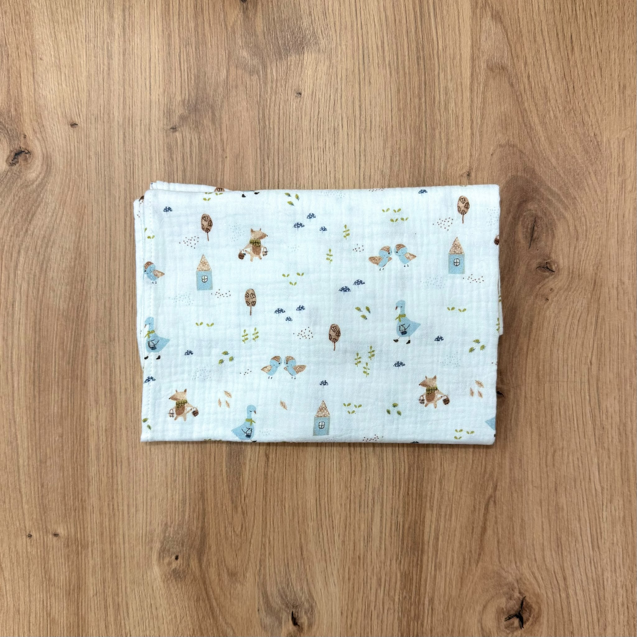 Barcellino mussola animaletti - Anima Kids