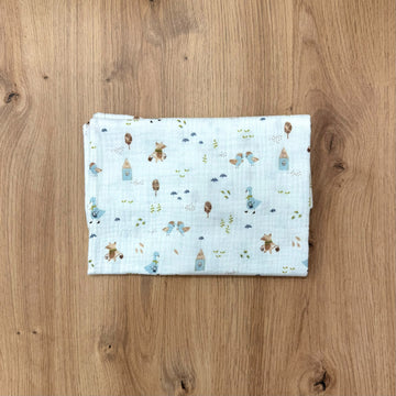 Barcellino mussola animaletti - Anima Kids