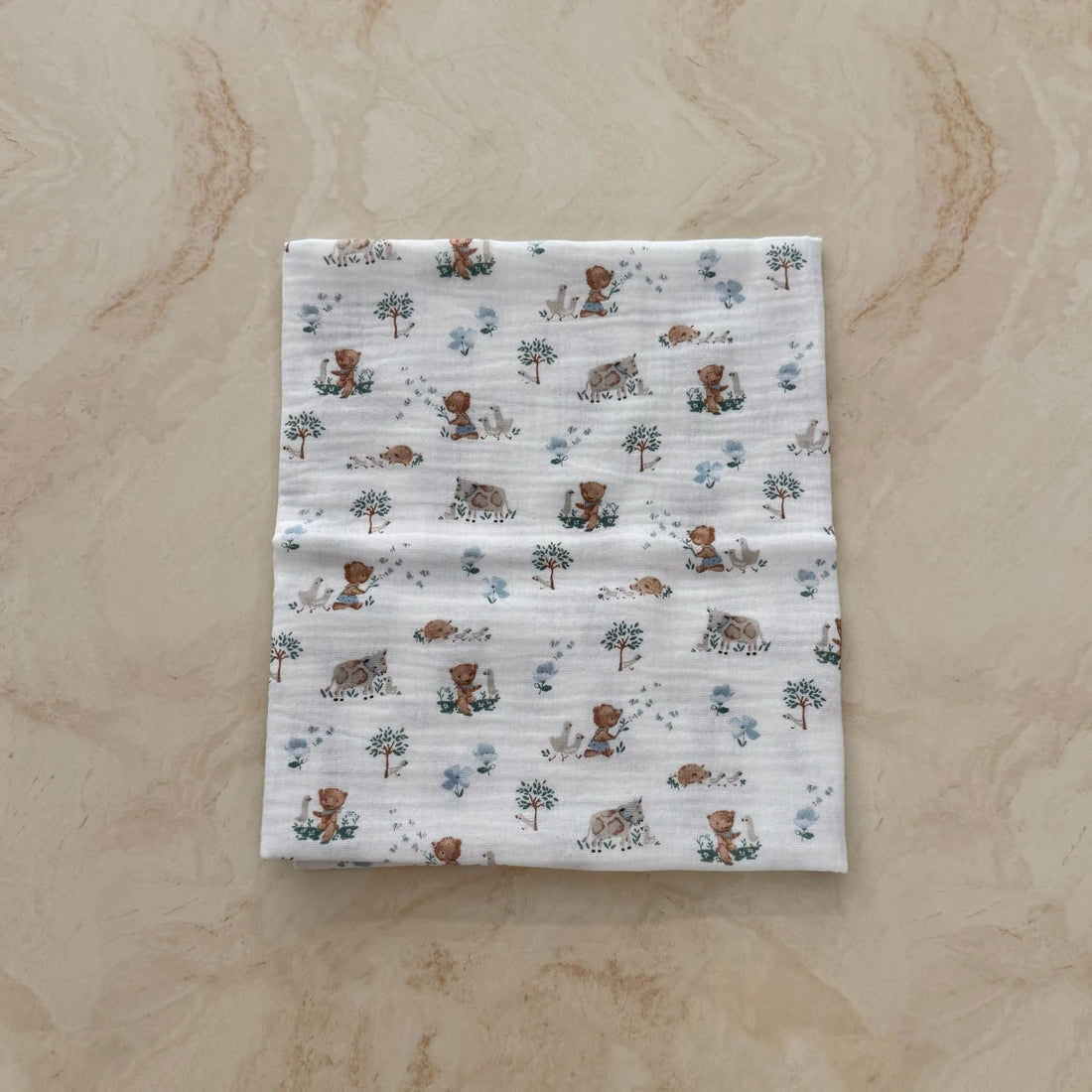 Barcellino Mussola Animaletti - Anima Kids