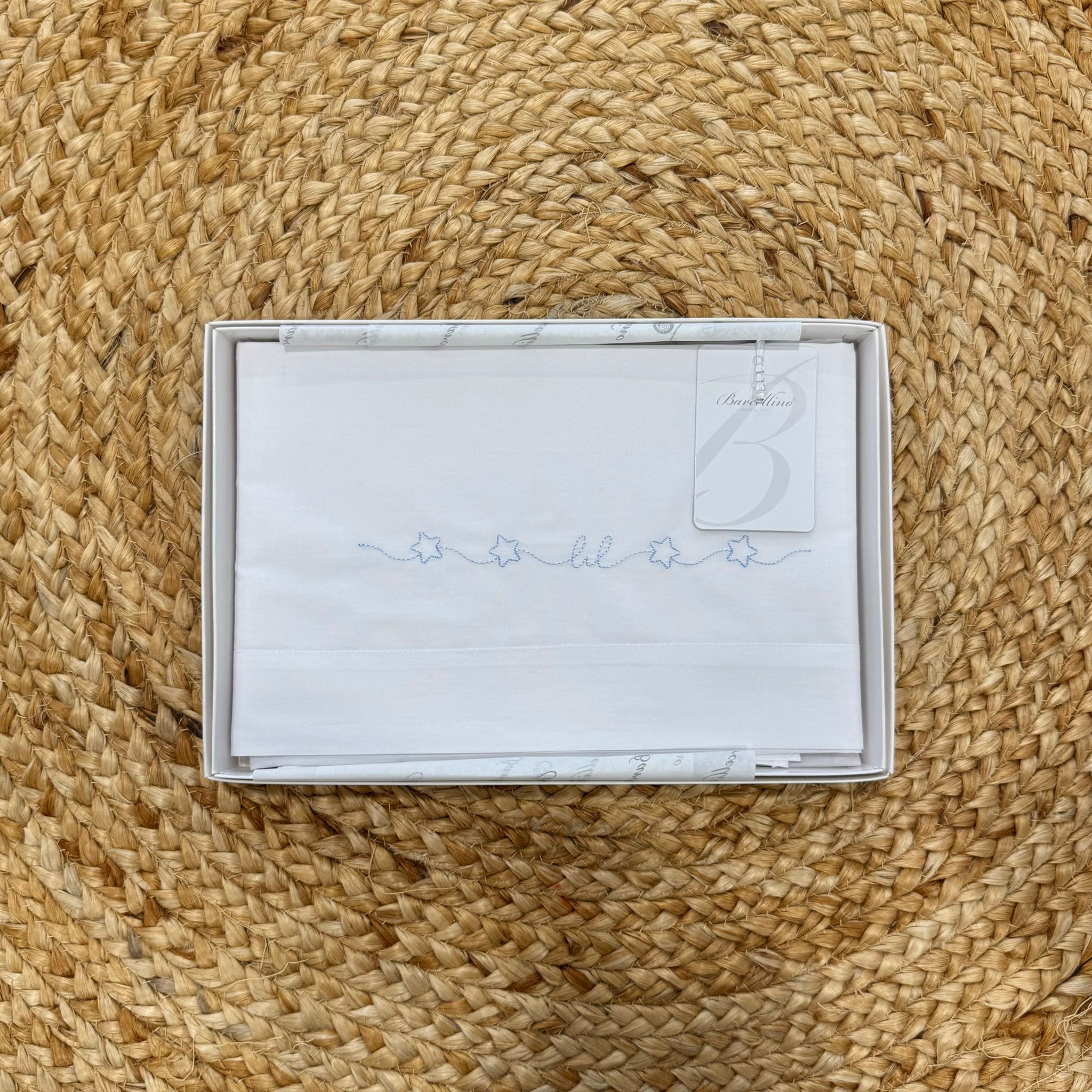 Barcellino Set Lenzuolino per Passeggino Stelle - Anima Kids