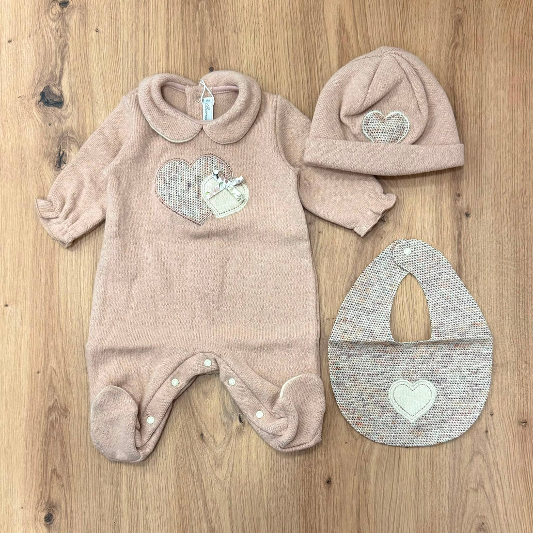 Barcellino set nascita cuori - Anima Kids