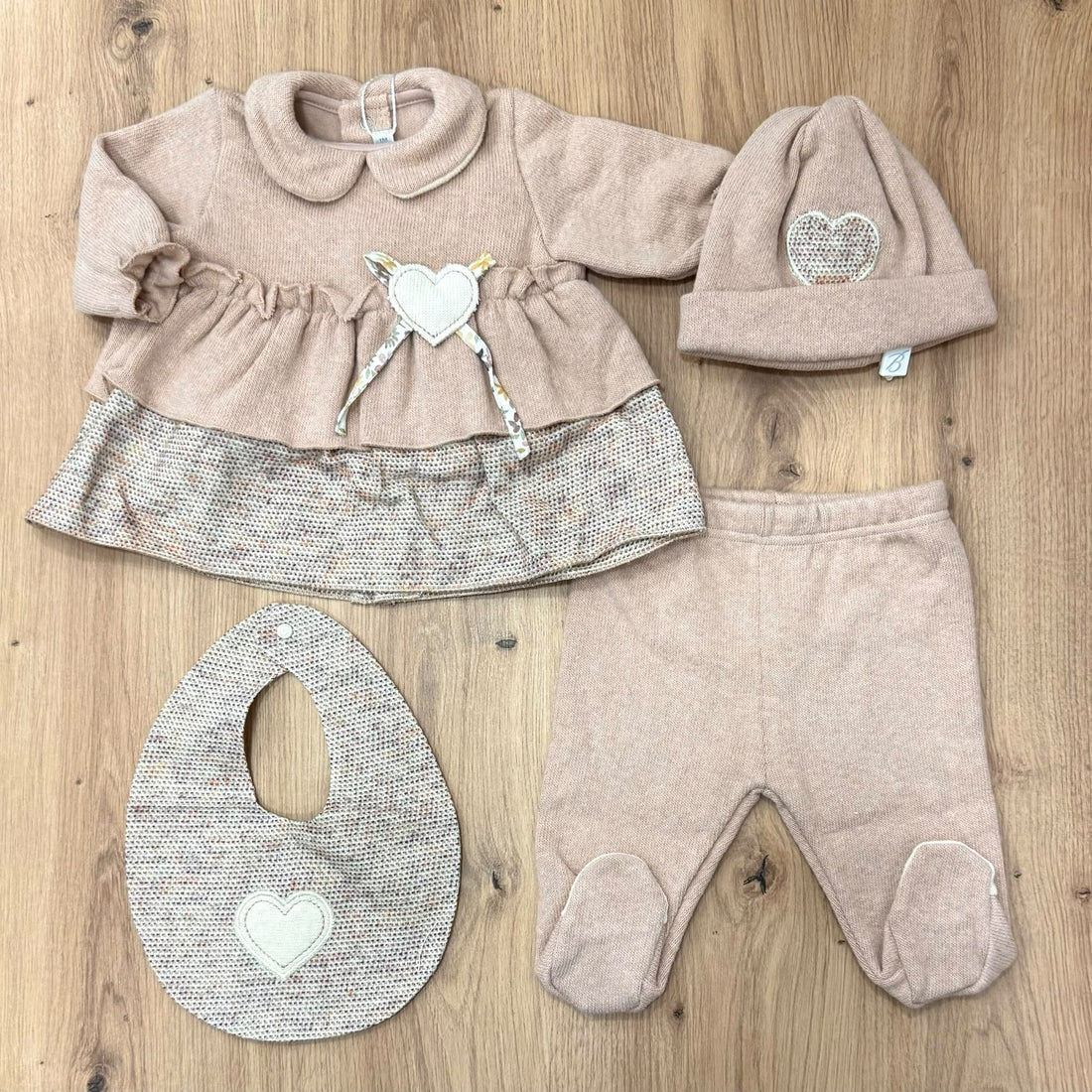 Barcellino set nascita cuori - Anima Kids