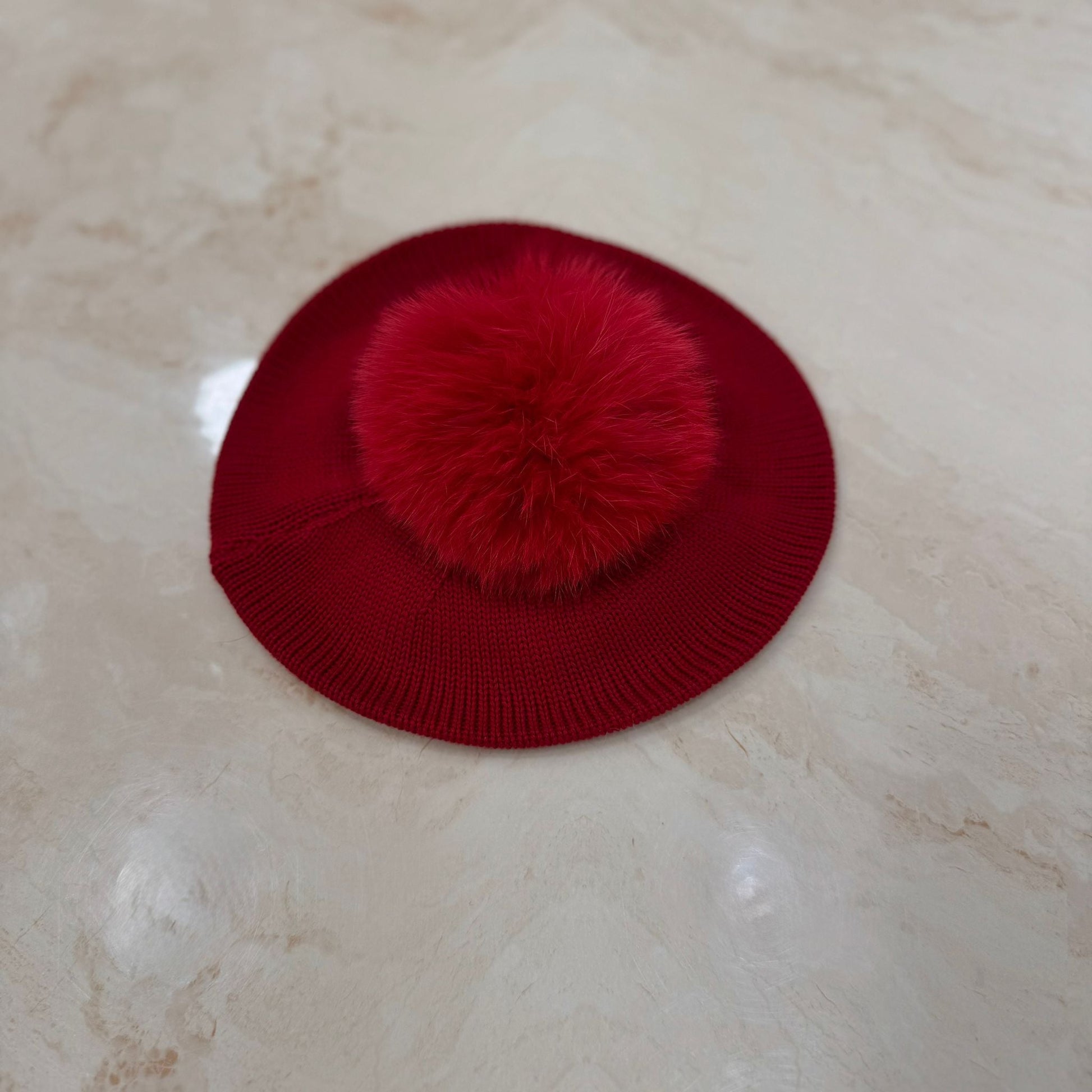 Basco con pompon in volpe - Anima Kids