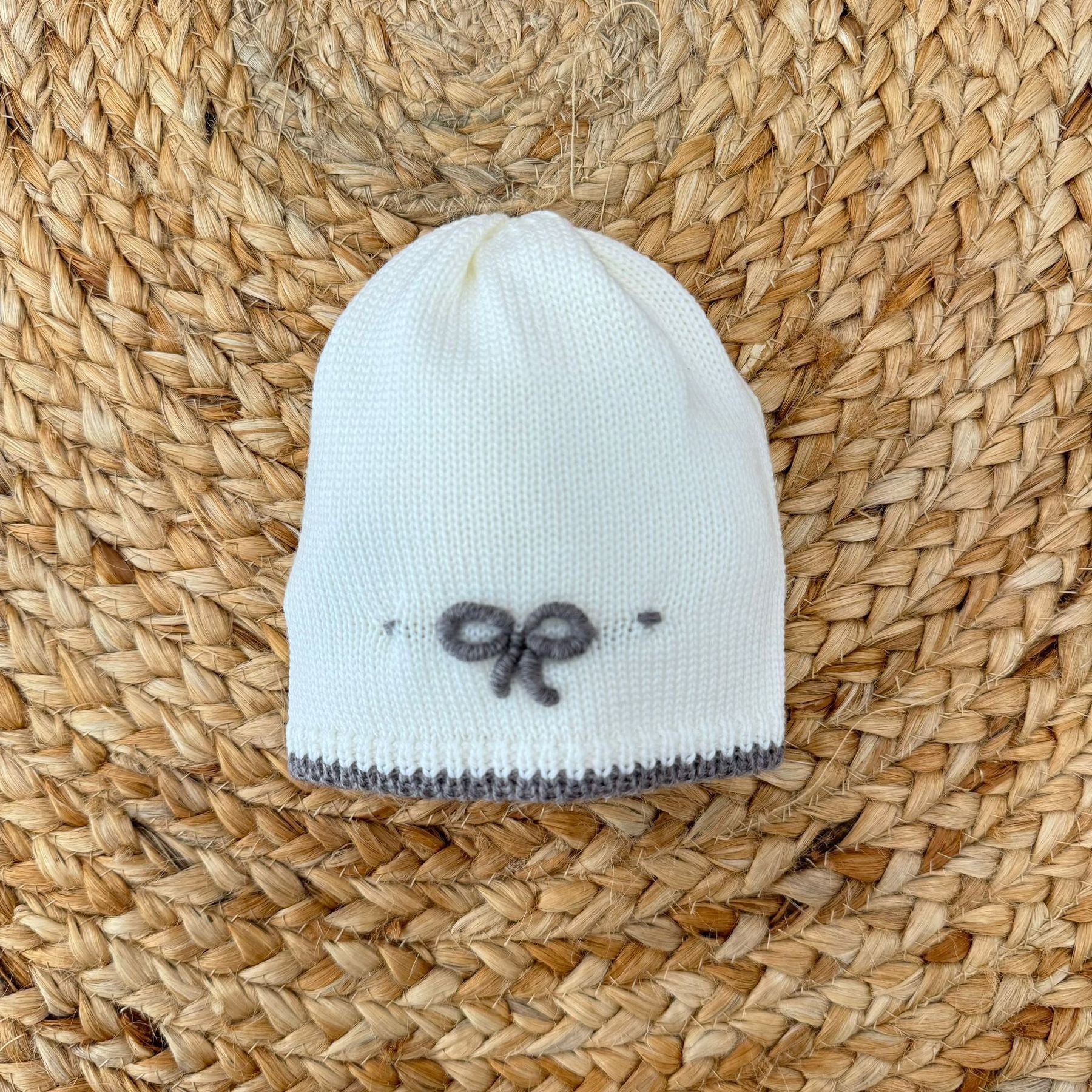 Bèbè di Almy Cappellino in Lana Nodo d'amore - Anima Kids