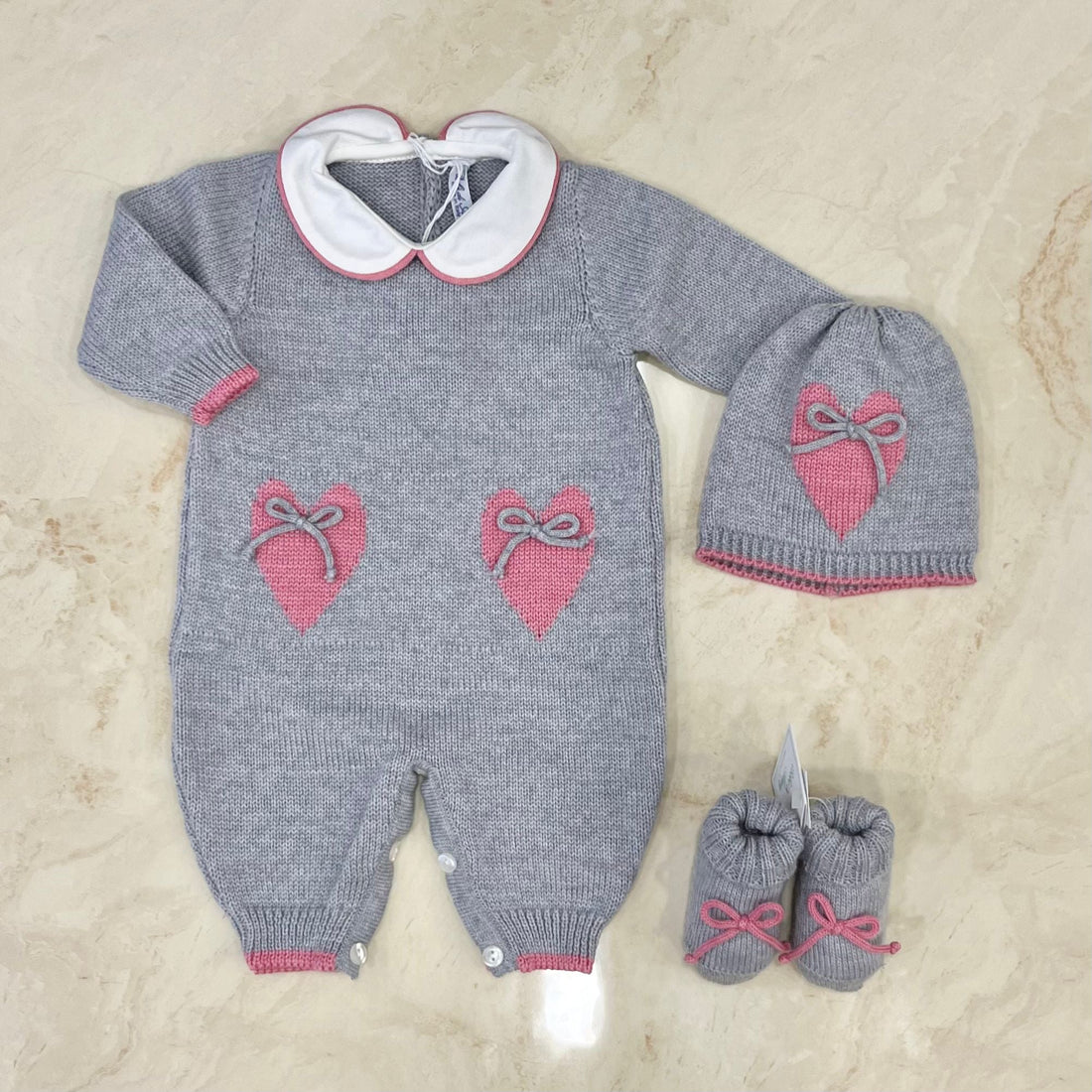 Bèbè di Almy Set Nascita in Lana - Anima Kids