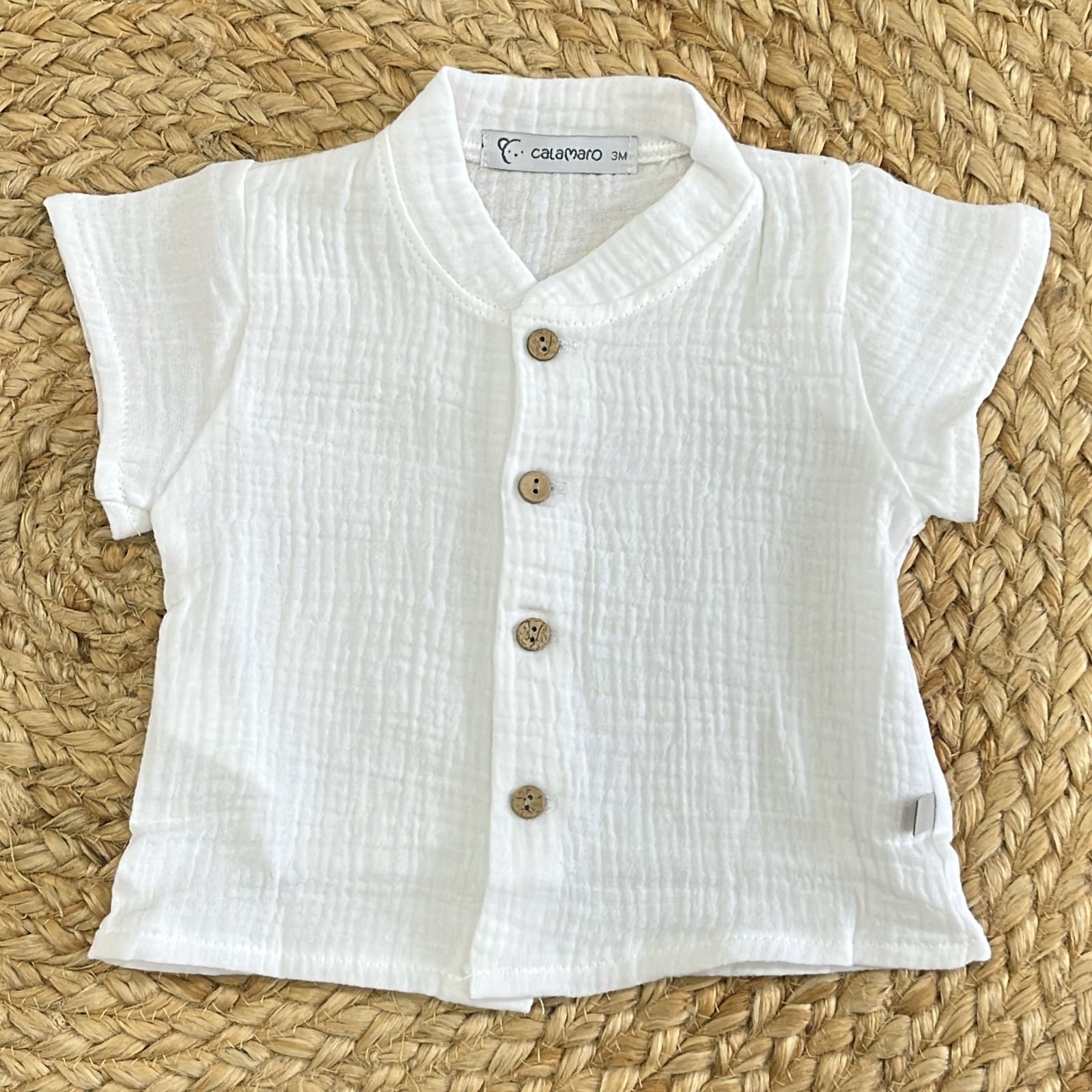 Calamaro Camicina in Cotone Organico - Anima Kids