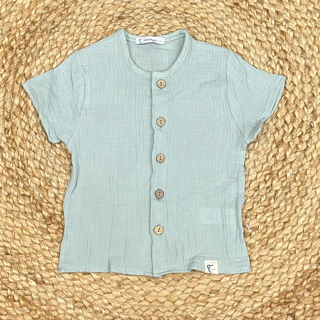 Calamaro Camicina in Cotone Organico - Anima Kids