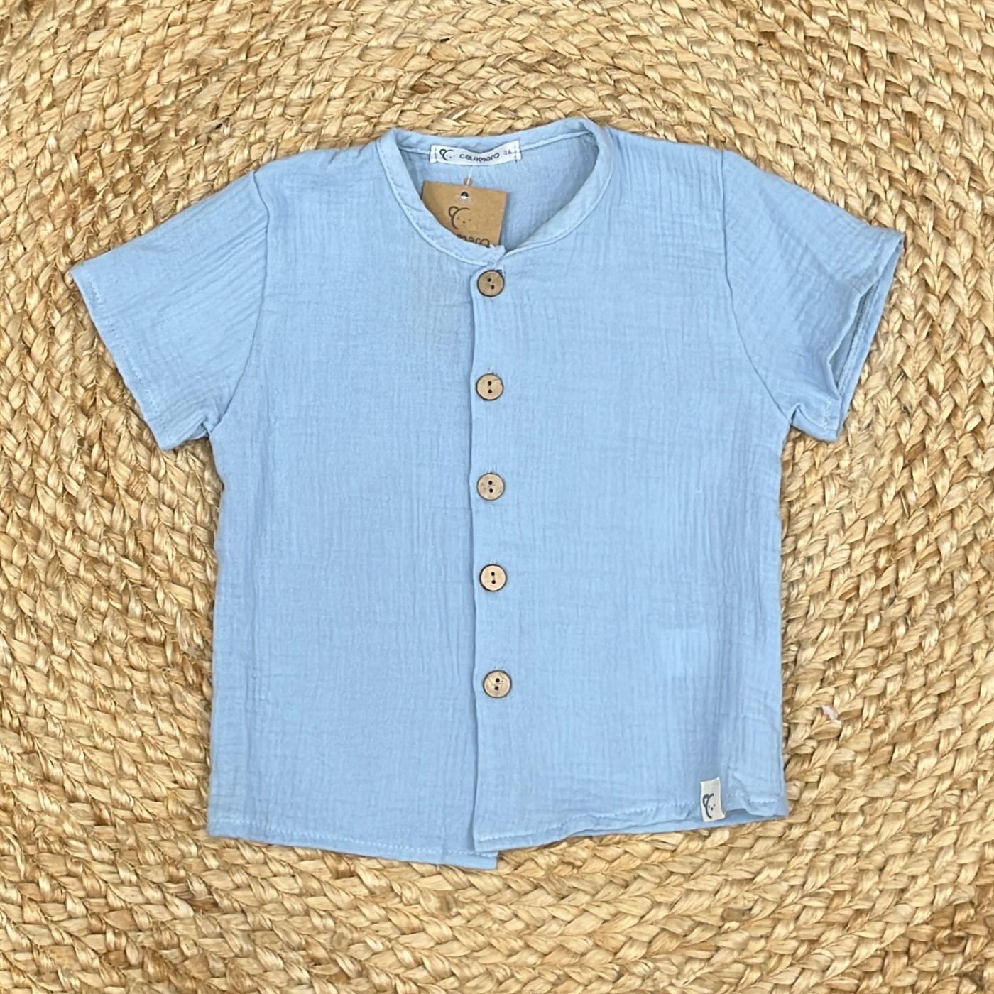 Calamaro Camicina in Cotone Organico - Anima Kids