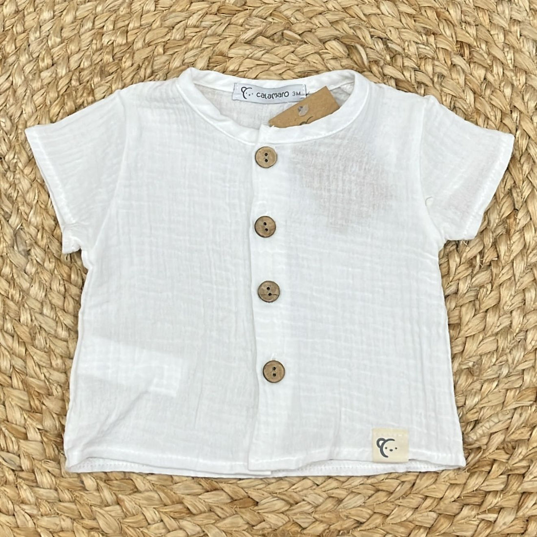 Calamaro Camicina in Cotone Organico - Anima Kids