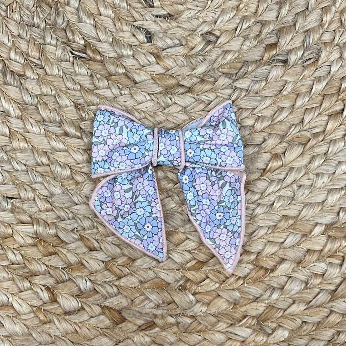 Calamaro clip fiocco floreale - Anima Kids