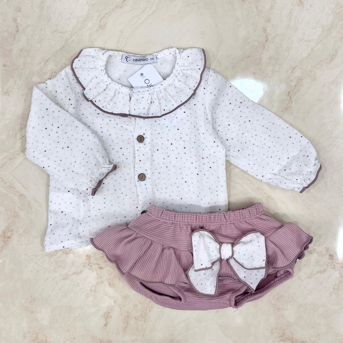 Calamaro Completino A pois - Anima Kids