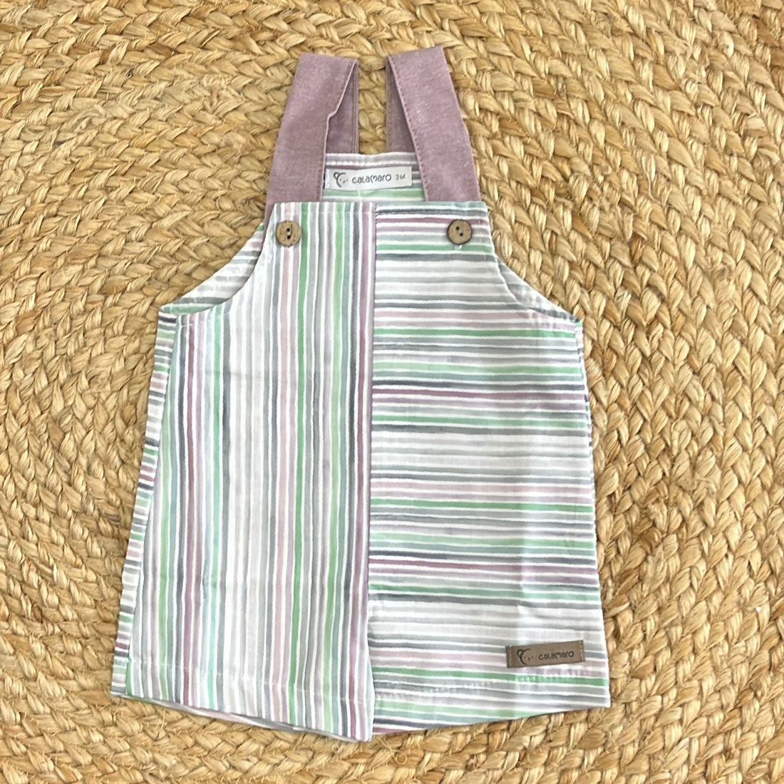 Calamaro Salopette A righe - Anima Kids