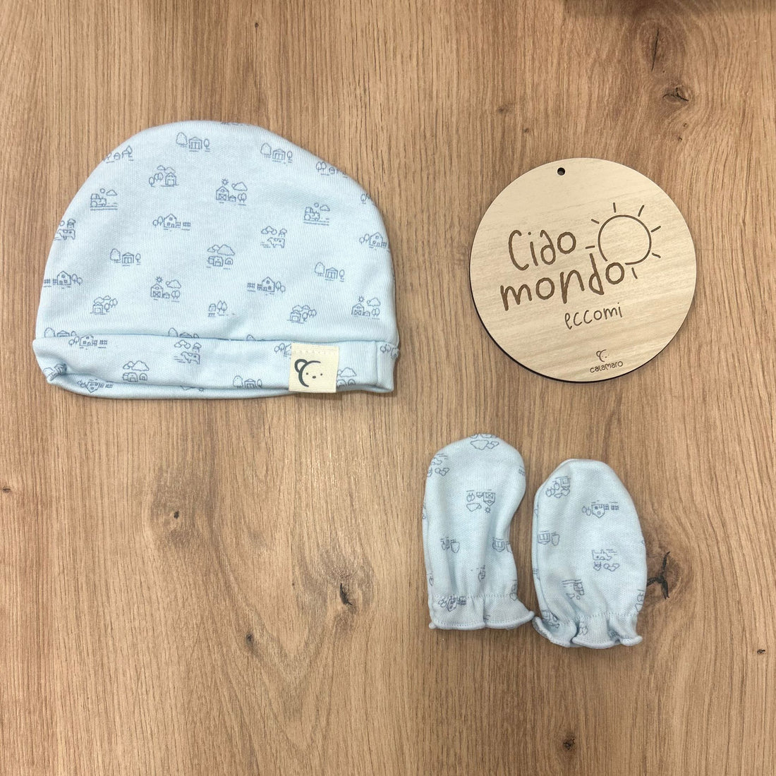 Calamaro set cappellino e muffoline - Anima Kids