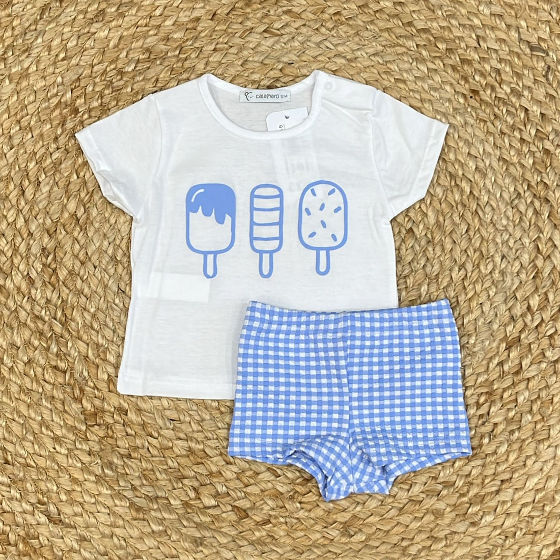 Calamaro T-shirt con costumino Gelati - Anima Kids