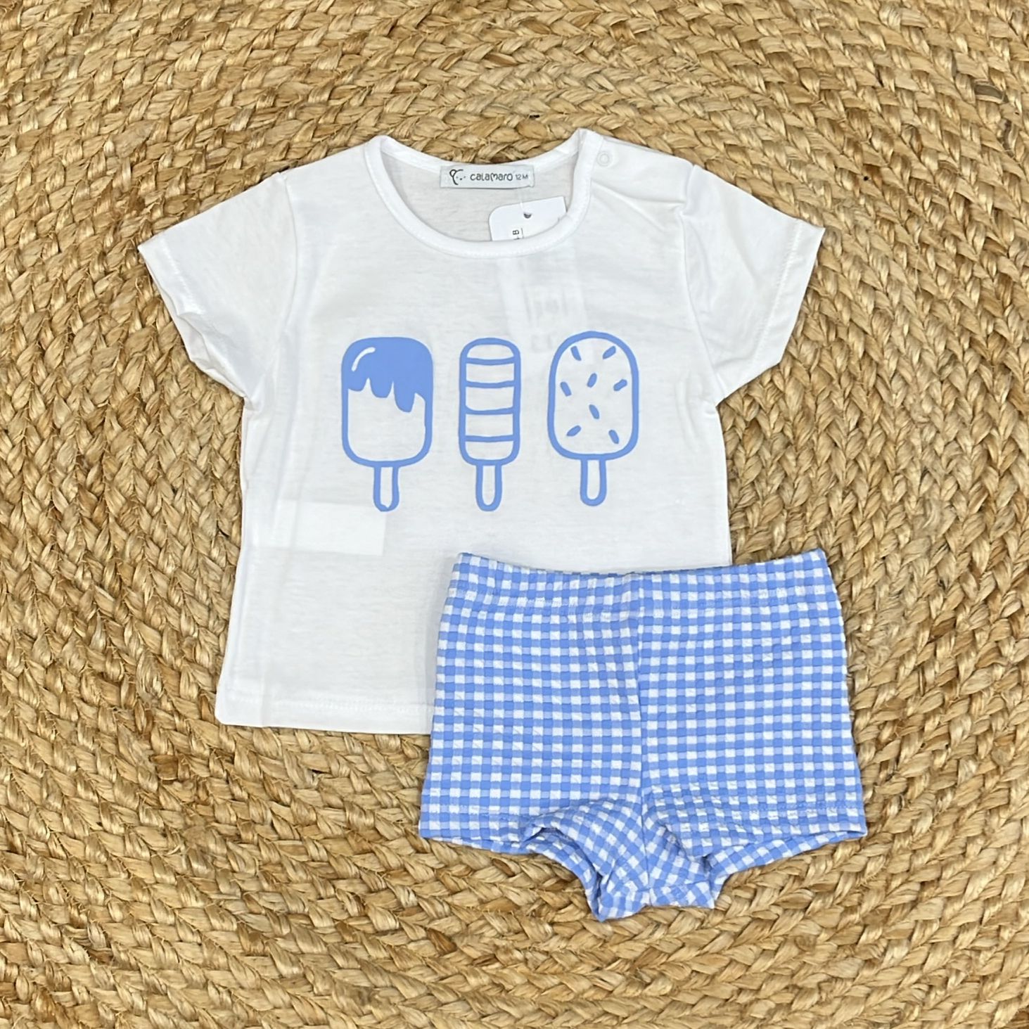 Calamaro T-shirt con costumino Gelati - Anima Kids