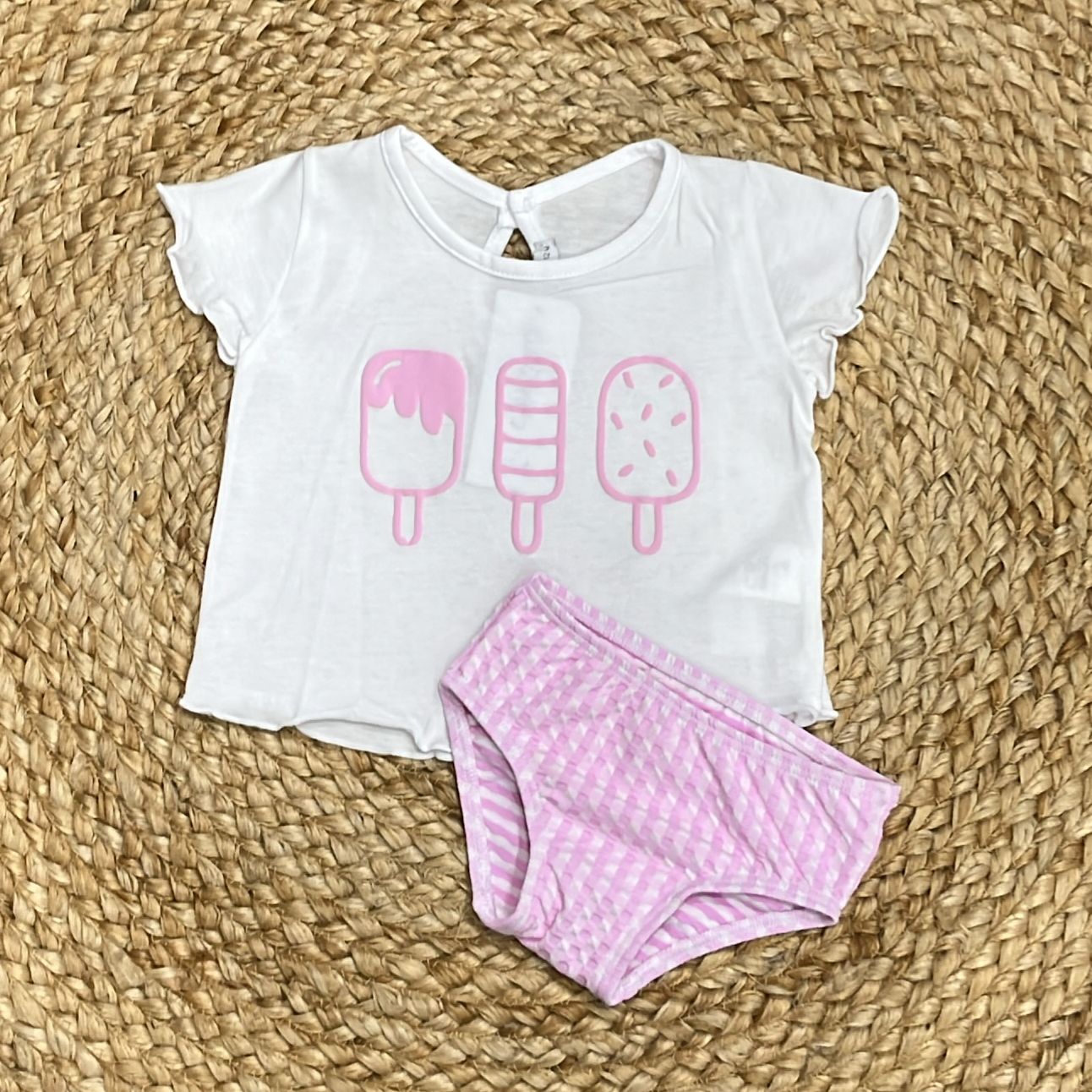 Calamaro T-shirt con costumino Gelati - Anima Kids