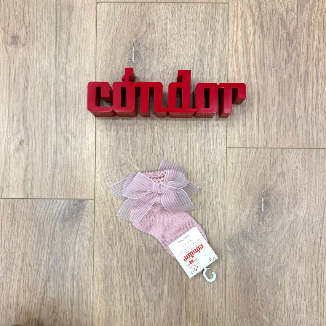 Calzino basso con fiocco in organza - Anima Kids