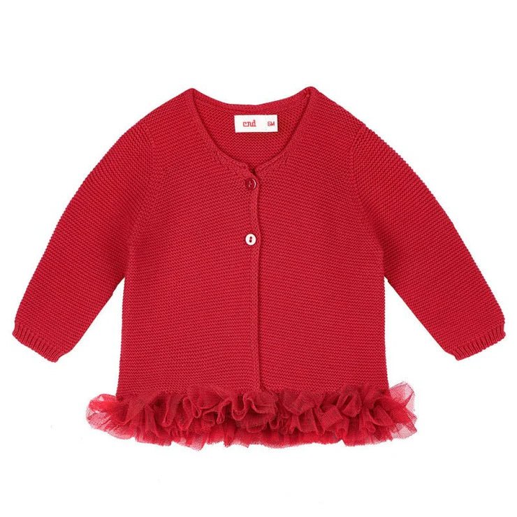 Cardigan condor in filo con toulle - Anima Kids