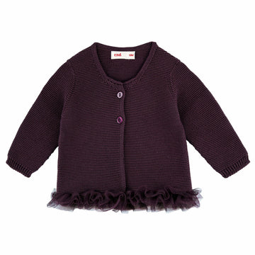 Cardigan condor in filo con toulle - Anima Kids