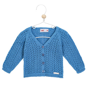 Cardigan condor in filo traforato - Anima Kids