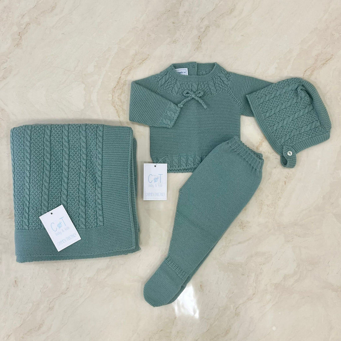 Carmen Taberner Set Nascita in Misto lana - Anima Kids