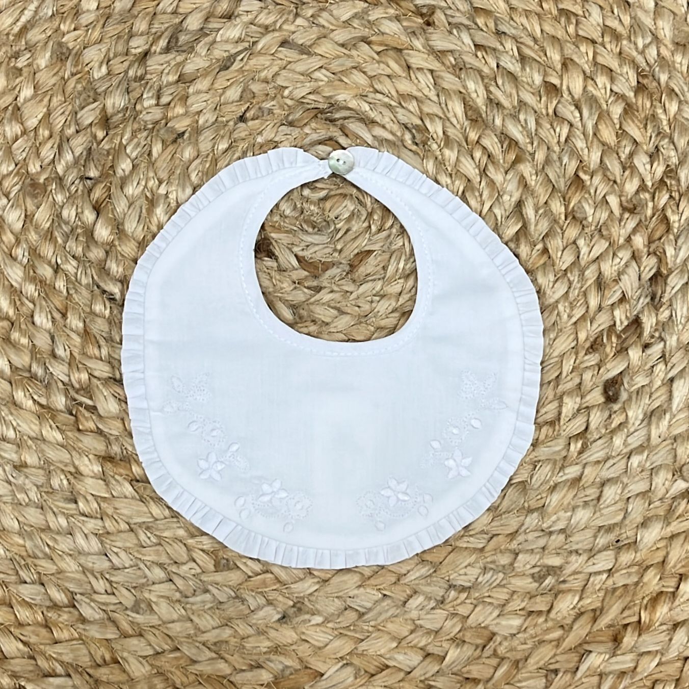 Coccodè Firenze Bavaglino con fiori ricamati - Anima Kids