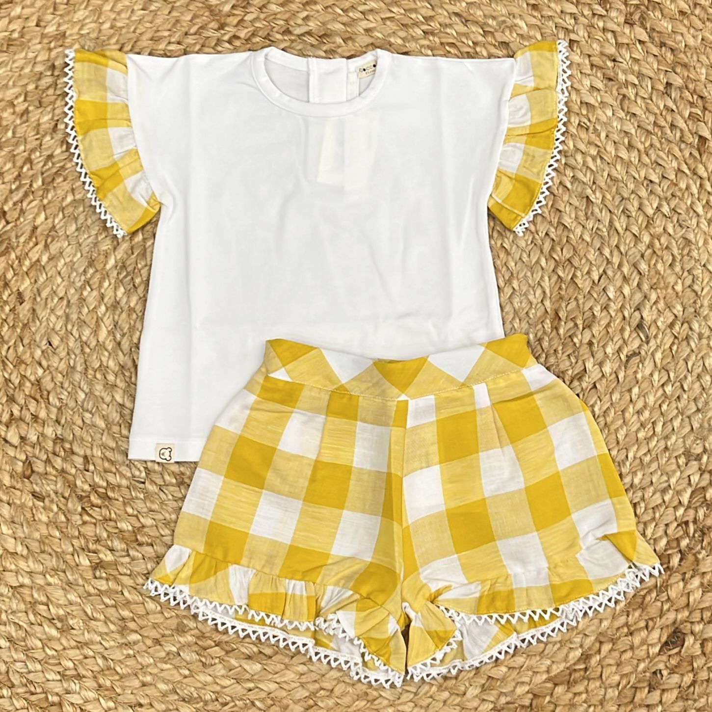 Coccodè Firenze Completino A quadri - Anima Kids