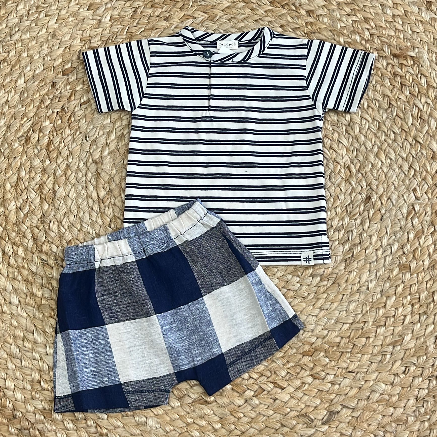 Coccodè Firenze Completino A righe - Anima Kids