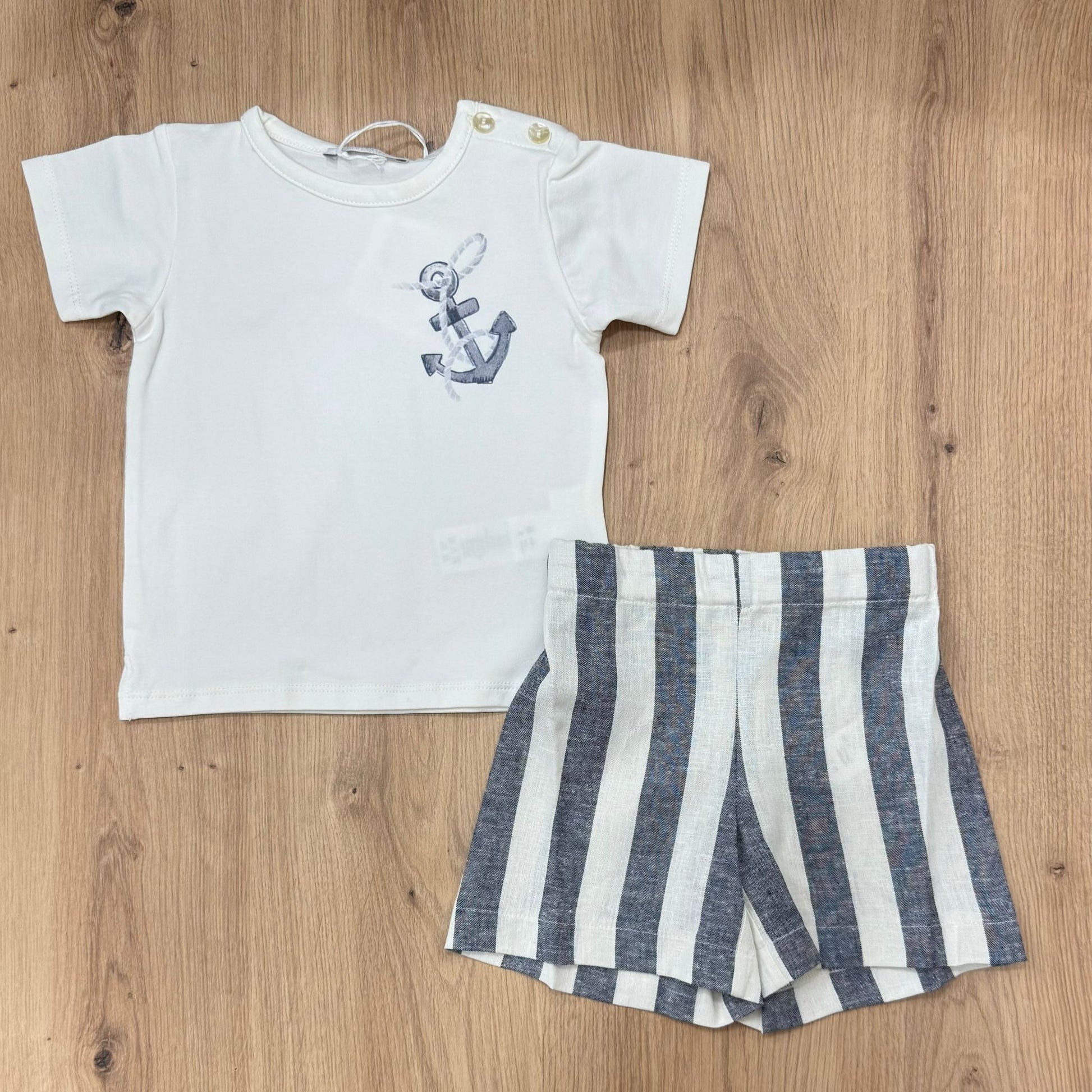 Coccodè Firenze completino a righe - Anima Kids