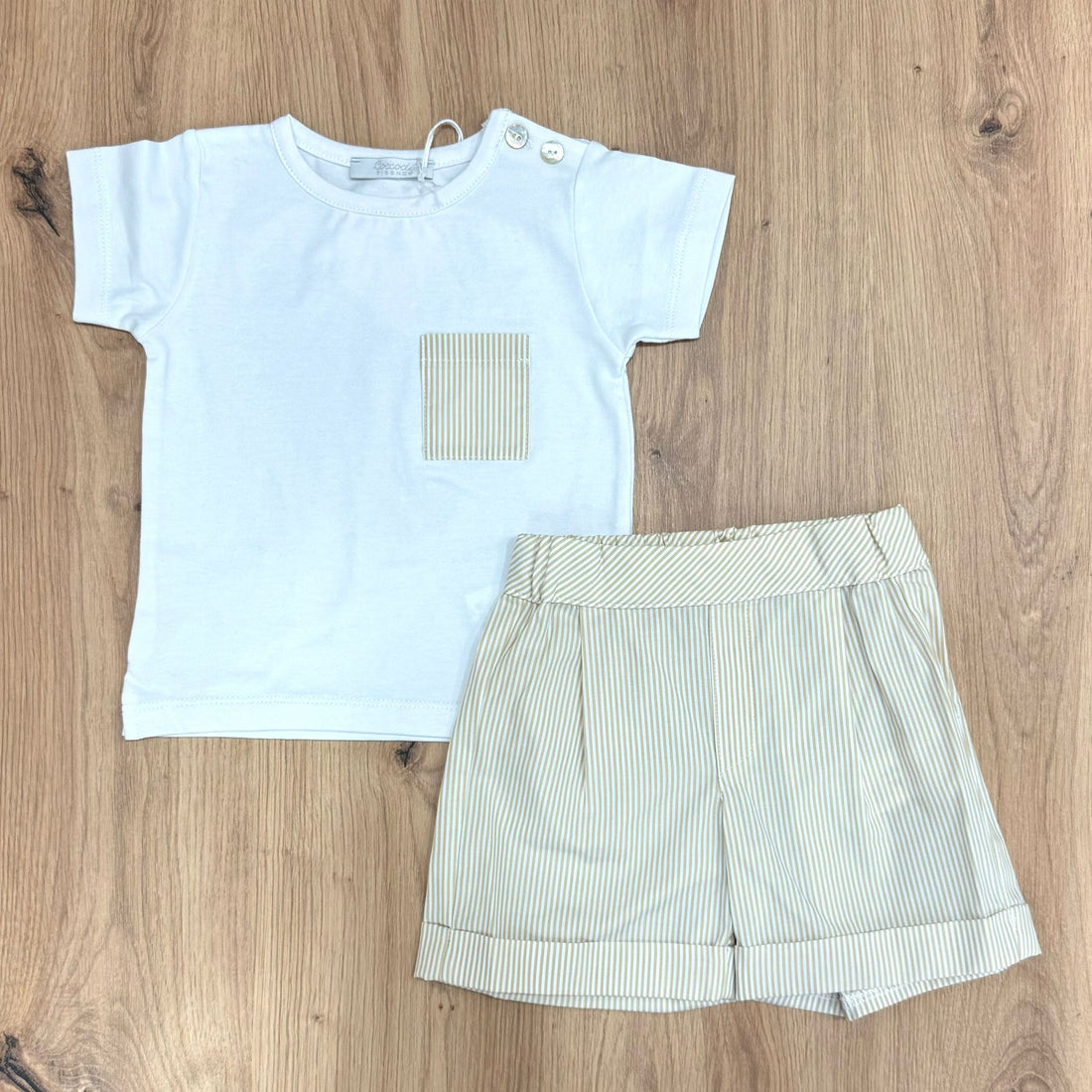 Coccodè Firenze completino a righe - Anima Kids