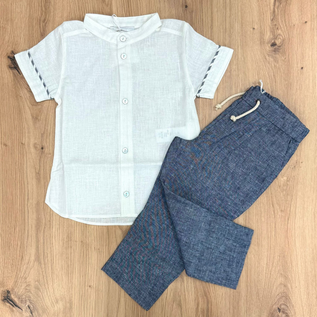 Coccodè Firenze completino in chambray - Anima Kids