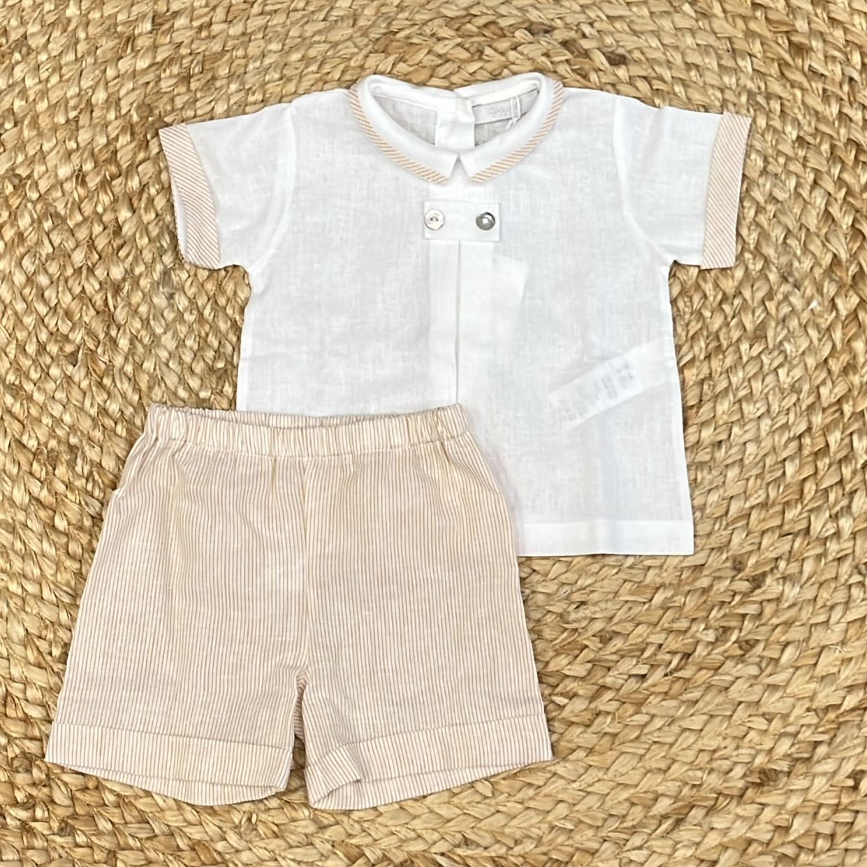 Coccodè Firenze Completino in Lino - Anima Kids