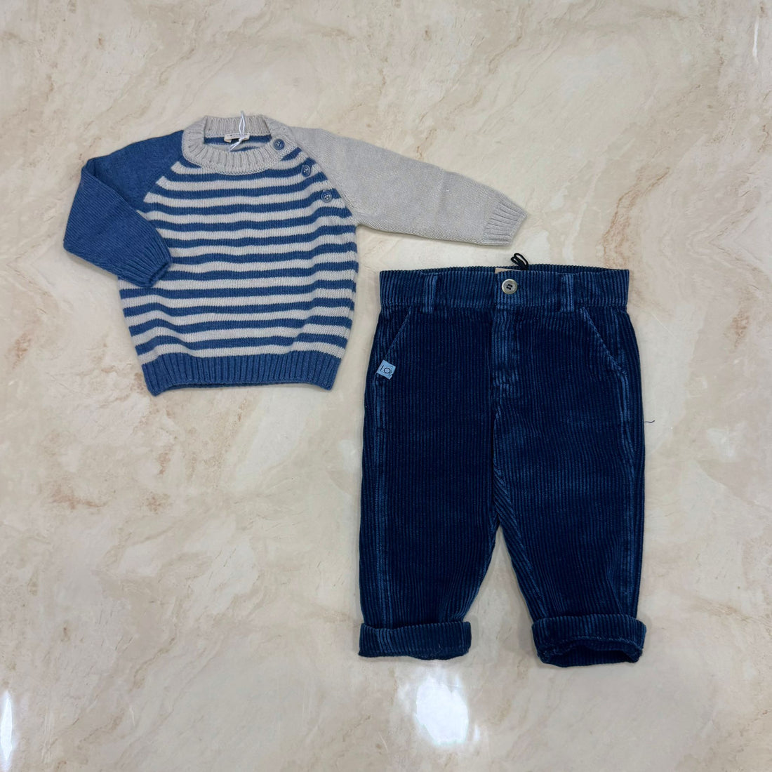 Coccodè Firenze Completino lana e velluto - Anima Kids