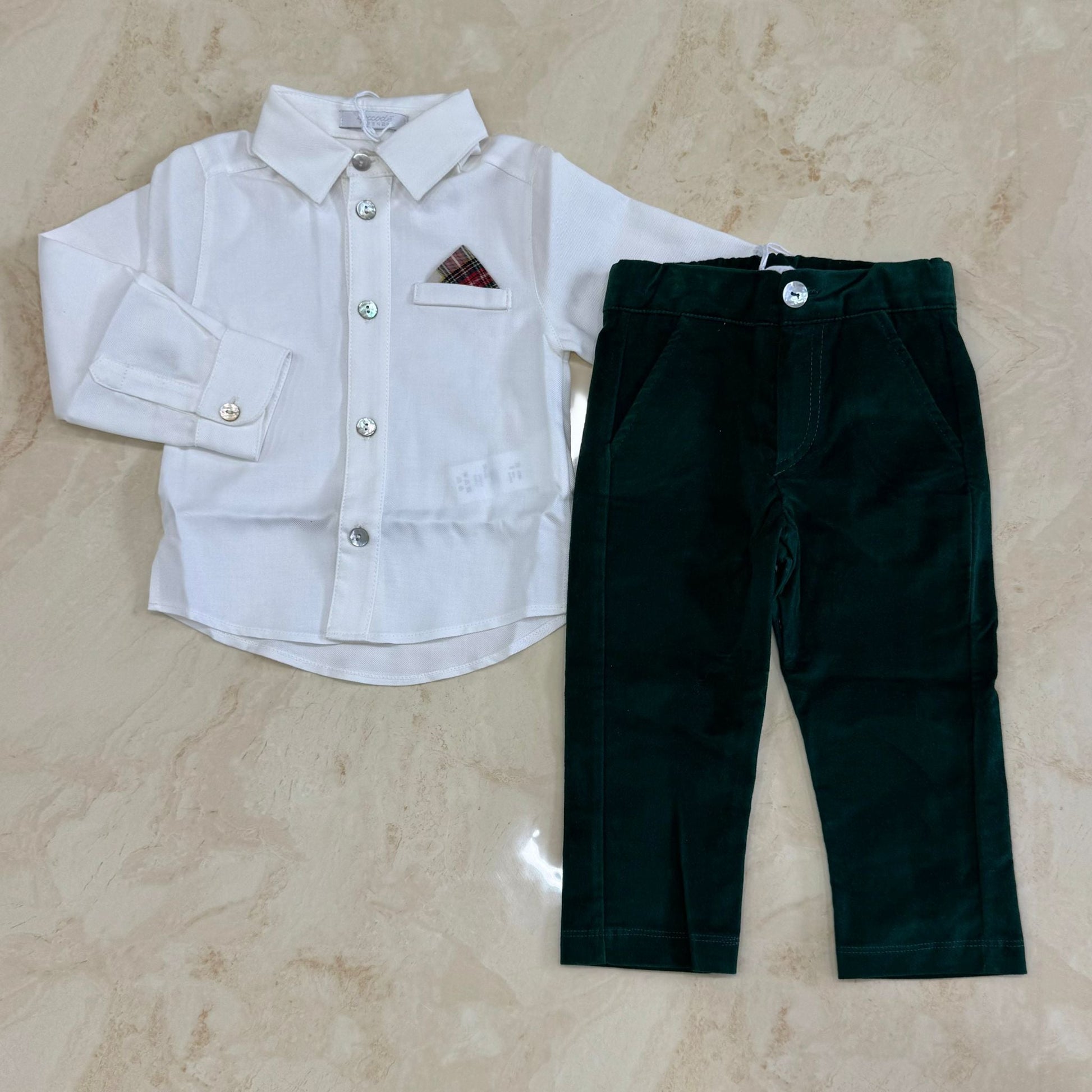 Coccodè Firenze Completino Velluto - Anima Kids