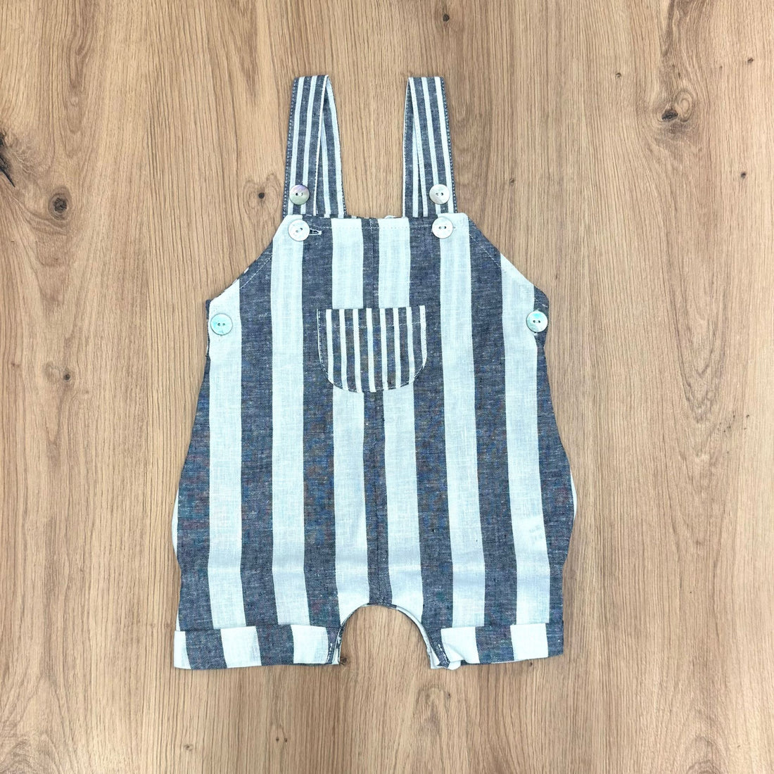 Coccodè Firenze salopette a righe - Anima Kids